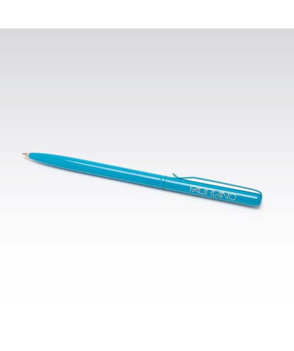 Kugelschreiber schlank Slim pen hellblau mit schwarzer Tinte Nachfüllbar