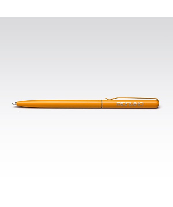Kugelschreiber schlank Slim pen gelb mit schwarzer Tinte Nachfüllbar