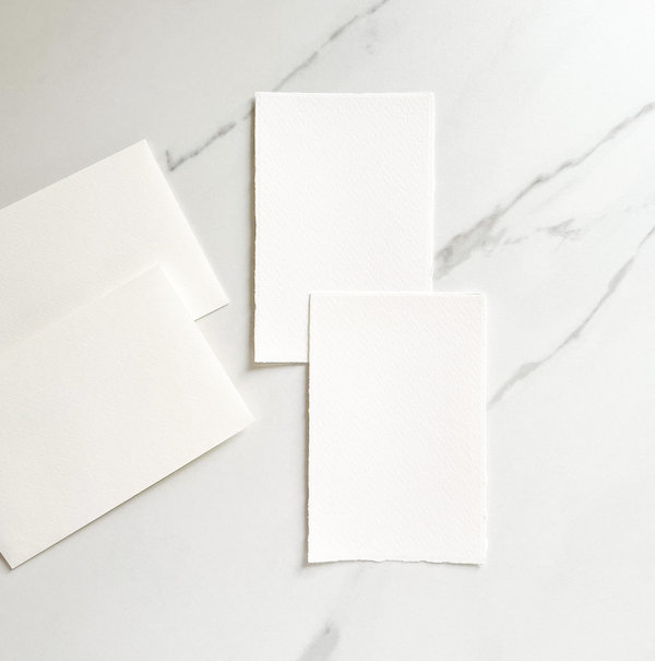 20 Single Cards mit Umschlägen blanko 8,5 cm x 13 cm